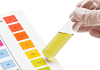 Test tube showing results of water test
