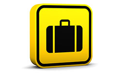 Graphic of suitcase